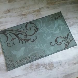 Kitchen Mat Rustic Shabby Butterflies